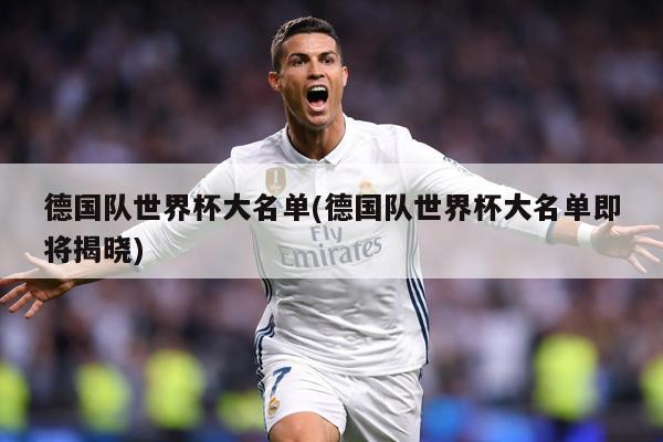 德国队世界杯大名单(德国队世界杯大名单即将揭晓)